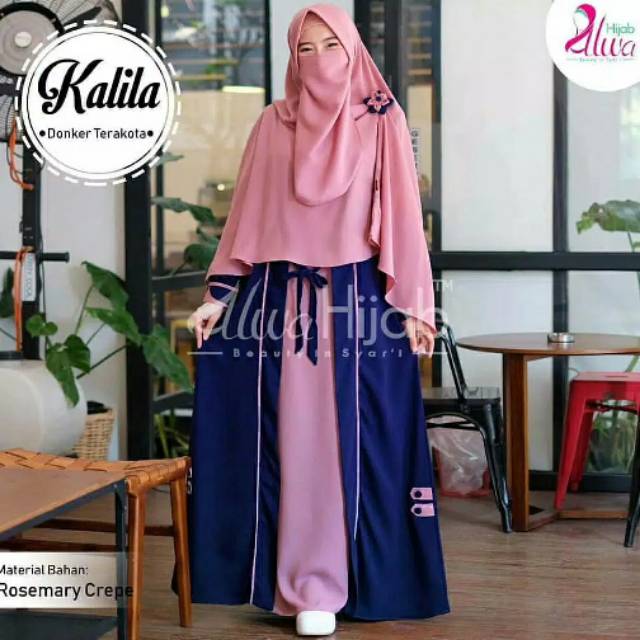 Gamis set syar'i kalila dress