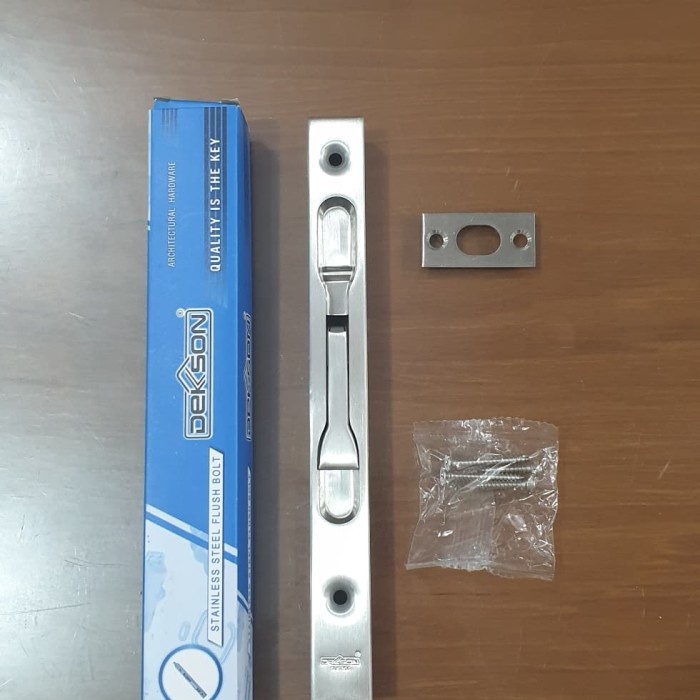 Grendel Tanam Pintu Rumah 24" 60 Cm Dekson Flush Bolt Fb 040 Ss