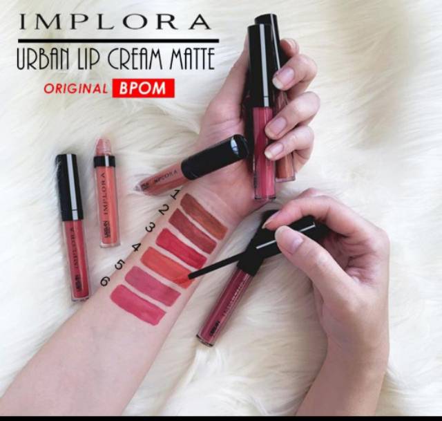 IMPLORA Urban Lip Cream Matte Original BPOM/Lip Cream