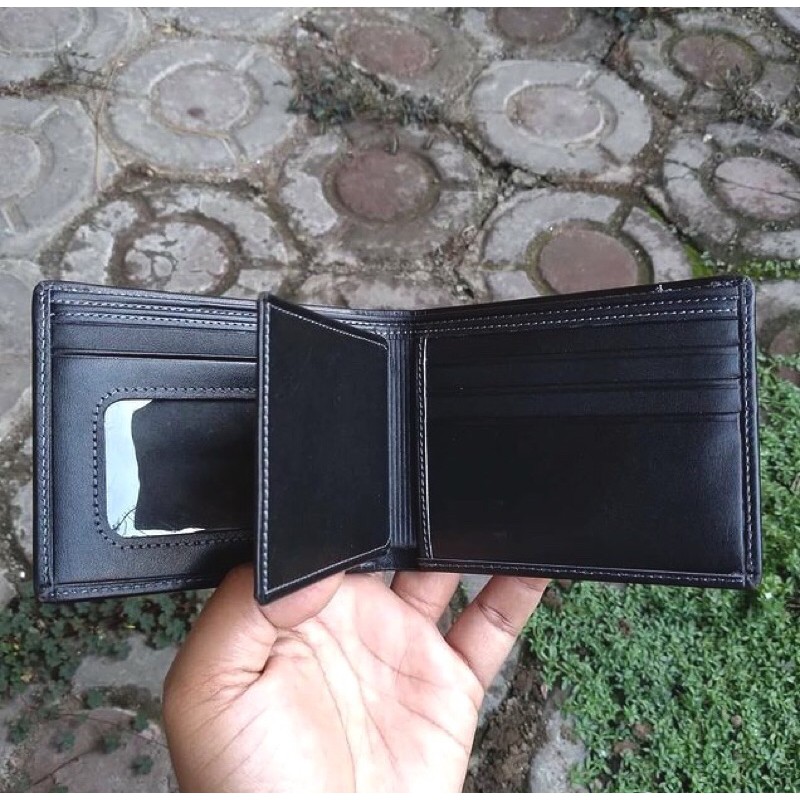 Dompet Kulit Pria Resleting / Sleting