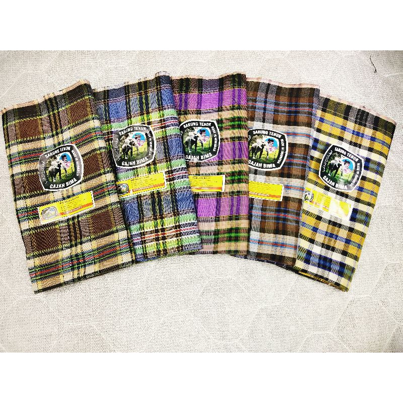 Sarung Double Doby Dewasa Motif kotak Sarung Dewasa