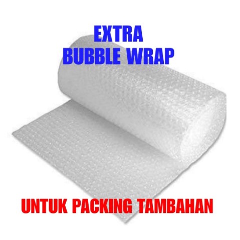 

EXTRA BUBLE WRAP / TAMBAHAN PAKING BUBLE SUPAYA PAKET ANDA AMAN