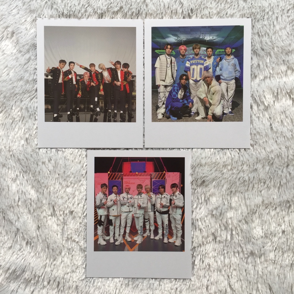ready stock sharing polaroid event nct dream glitch mode beyond live the dream stage mark renjun jen