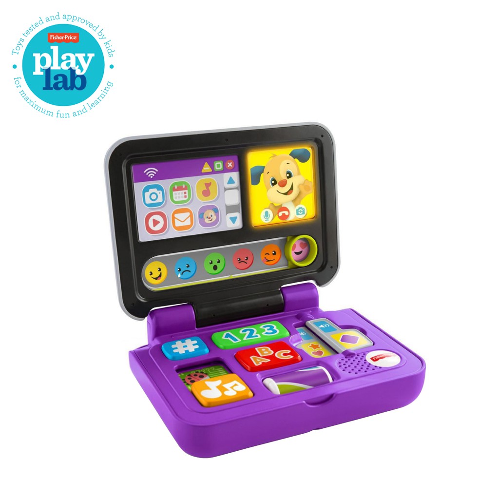 Fisher Price Laugh Learn Click and Learn Laptop Mainan  