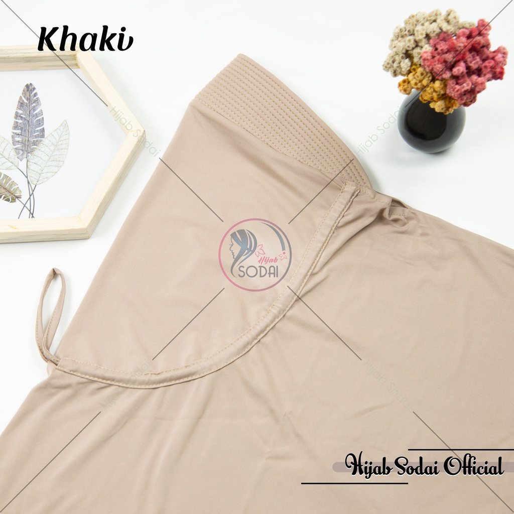 KHIMAR SERUT JOKOWI M | BERGO ADIBA UKURAN M-Khaki