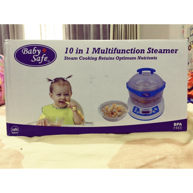 Baby safe 10 in 1 multifunction steamer