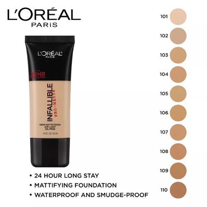 (ORIGINAL) LOREAL Paris Infallible Pro-Matte Foundation