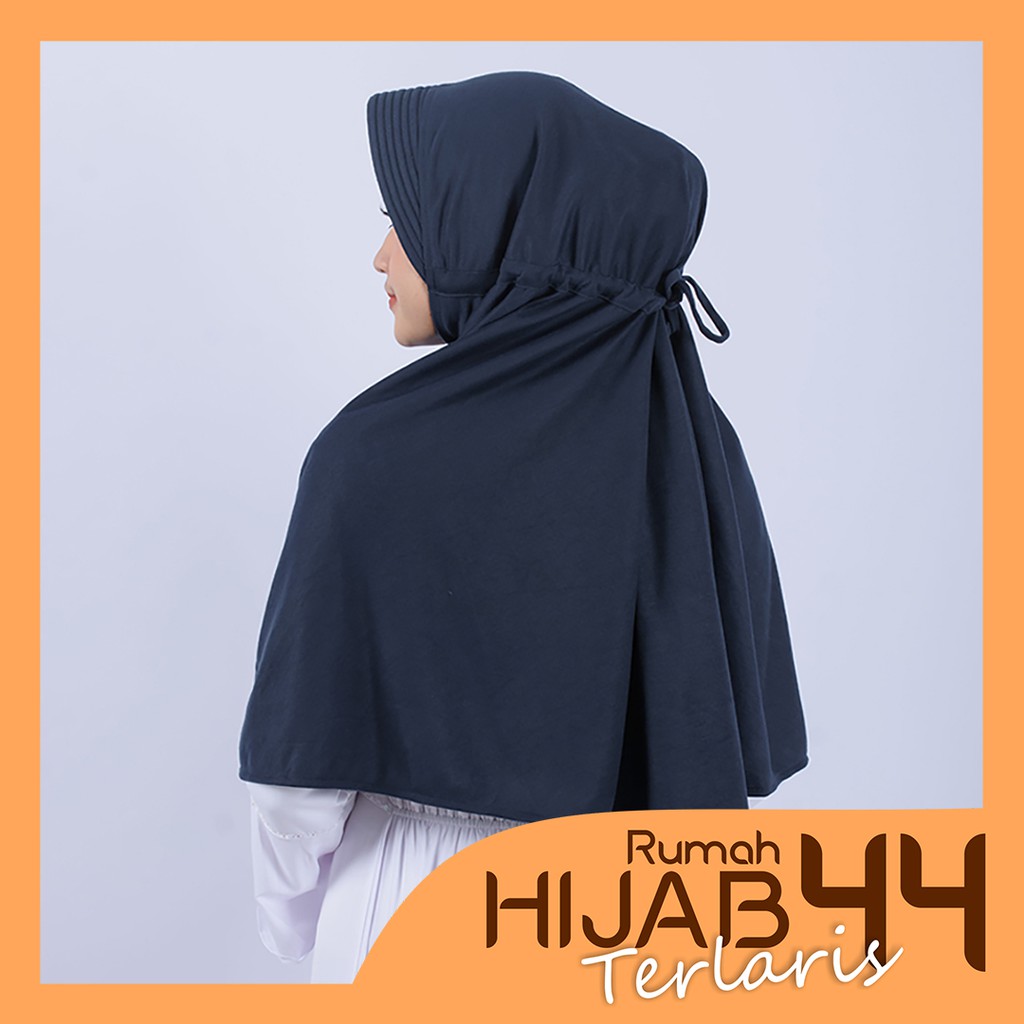 Terlaris!! Hijab SANTAI Size L | Jilbab Serut Instan Pet Kecil Antem | Kaos Kerudung Bergo