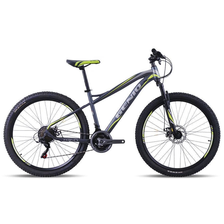 Sepeda Gunung MTB Genio M347 27,5 inch 24 Speed Garansi SNI-black green