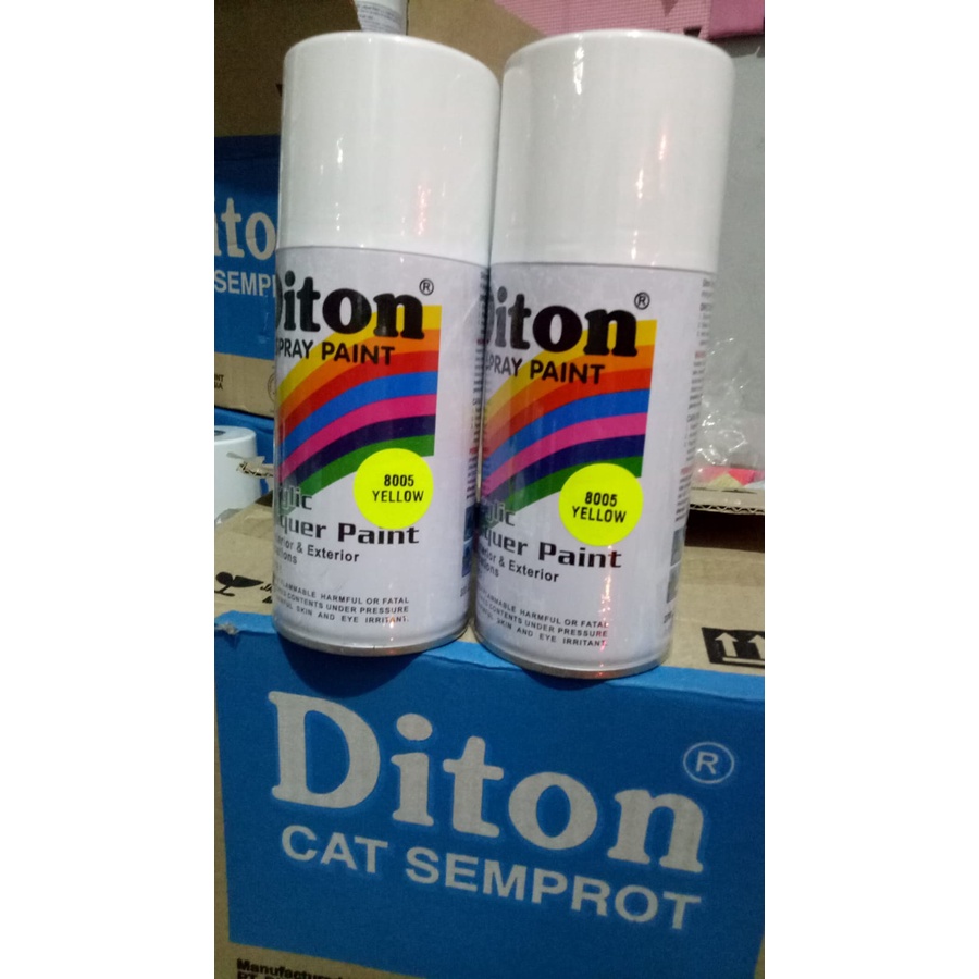 cat semprot Pilok pilox diton stabilo yellow 8005 300cc stabilo kuning 8005 300cc