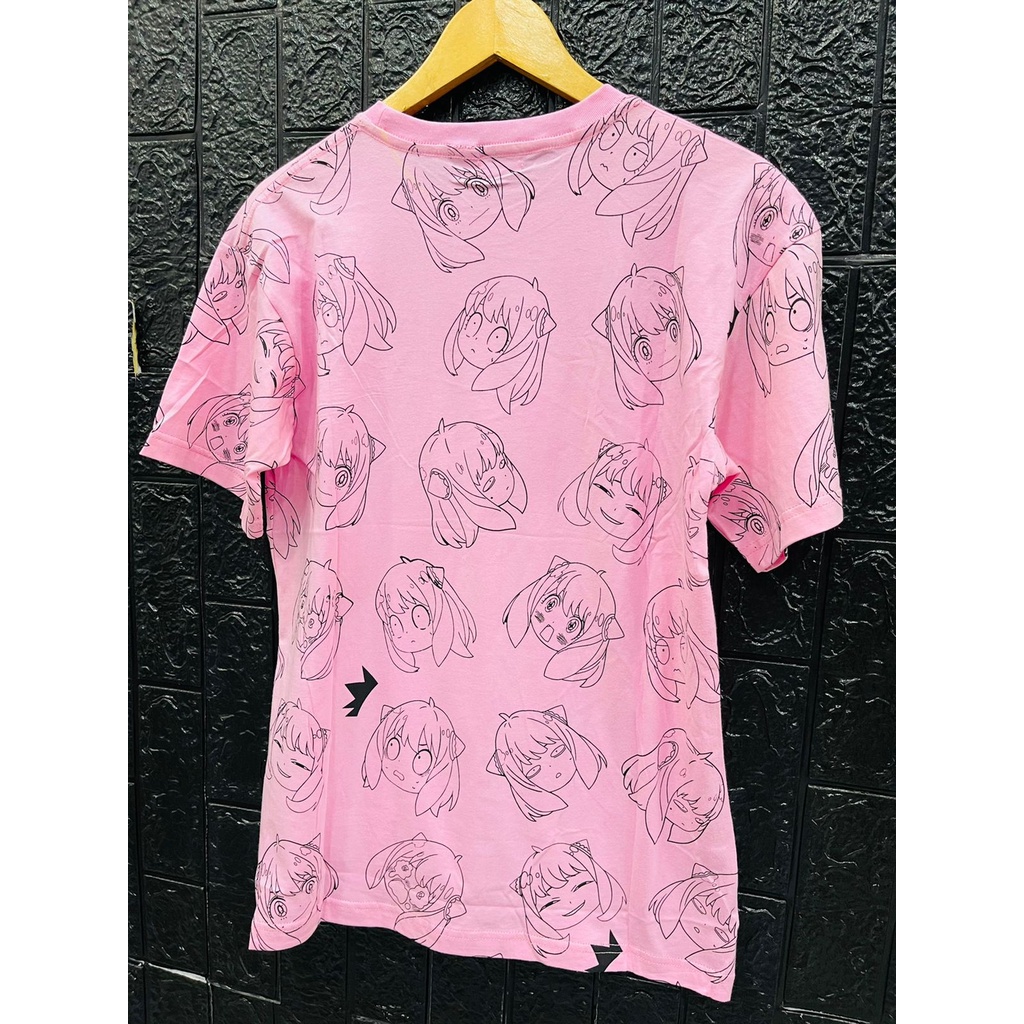 Tshirt Anya Telepath Expression Pink Anime Manga SPY x Family Premium Unisex