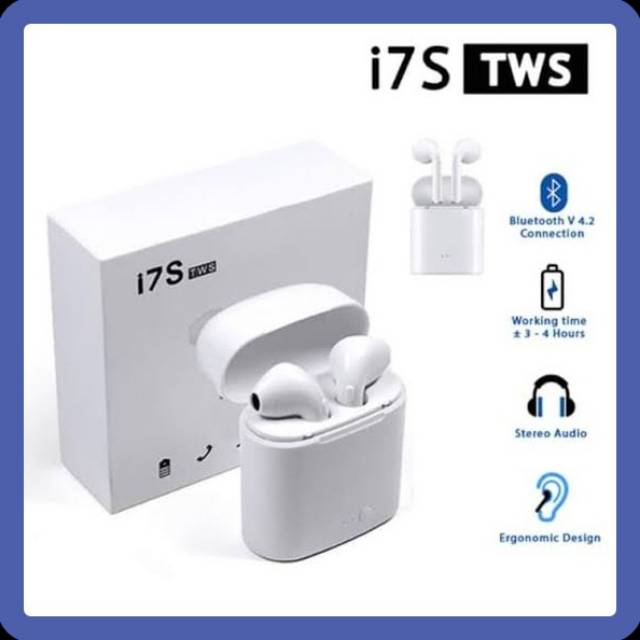 Headset Bluetooth i7S TWS