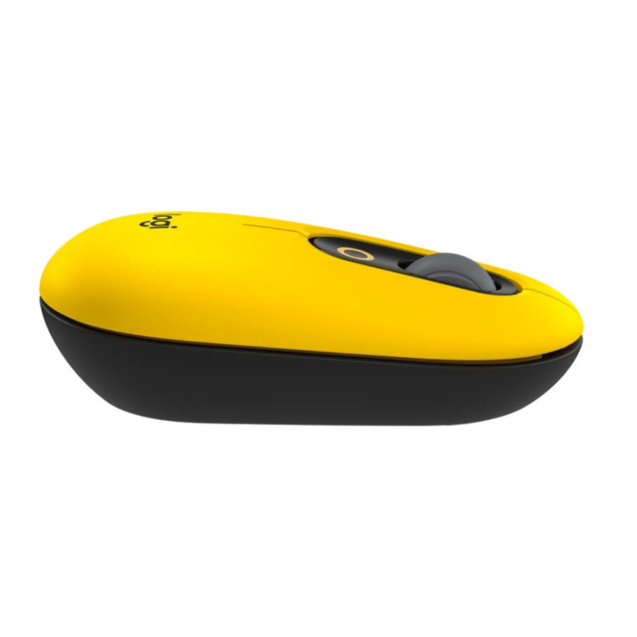 Logitech POP Silent Wireless Bluetooth Silent Mouse - Blast Yellow