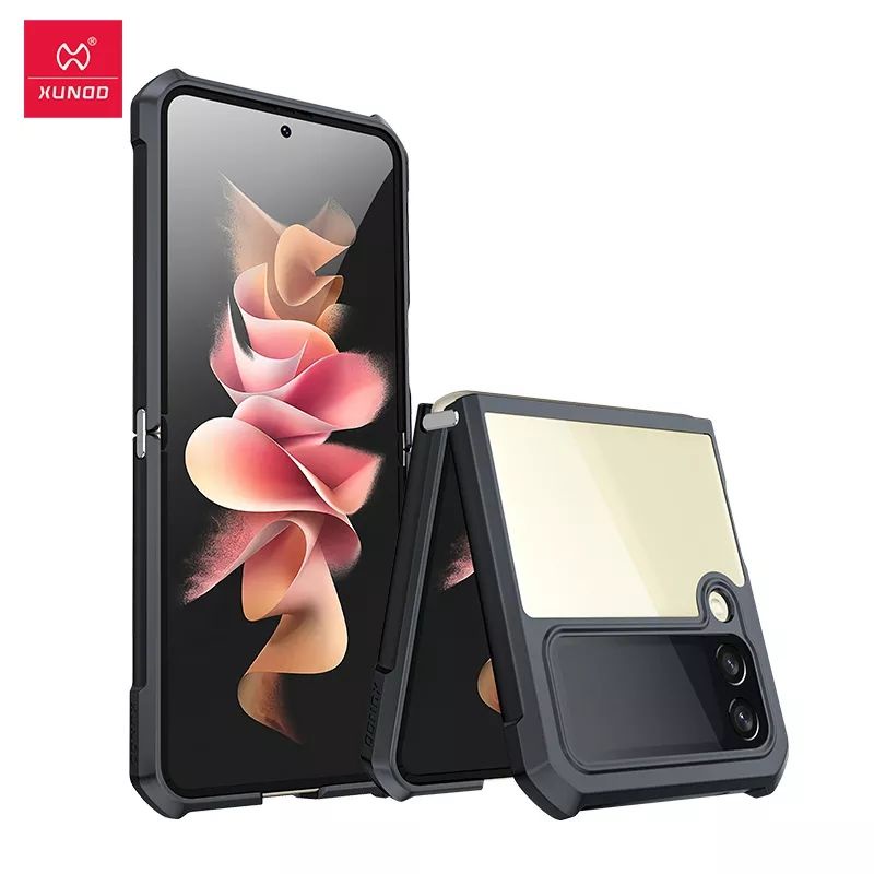 Hard Case Samsung Galaxy Z Flip 3 Flip3 5G Original Xundd Aprolink Airbag Shockproof Transparan Cove