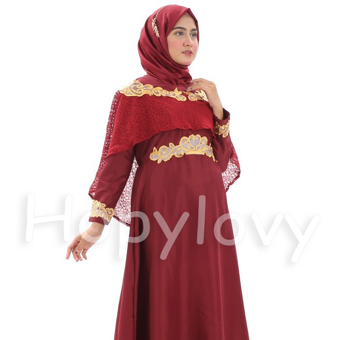 HOPYLOVY - Gamis Wanita Pevita Dress