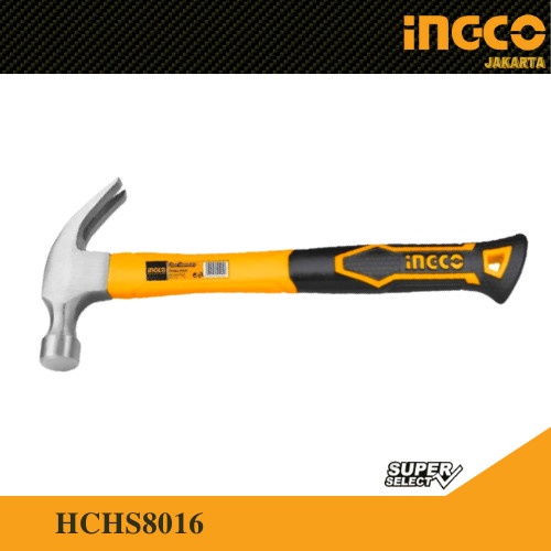 Palu Kambing 16 Oz Martil Tanduk Gg. Fiber Claw Hammer INGCO HCHS8016