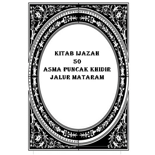 Kitab Ijazah Asma Puncak Khidir