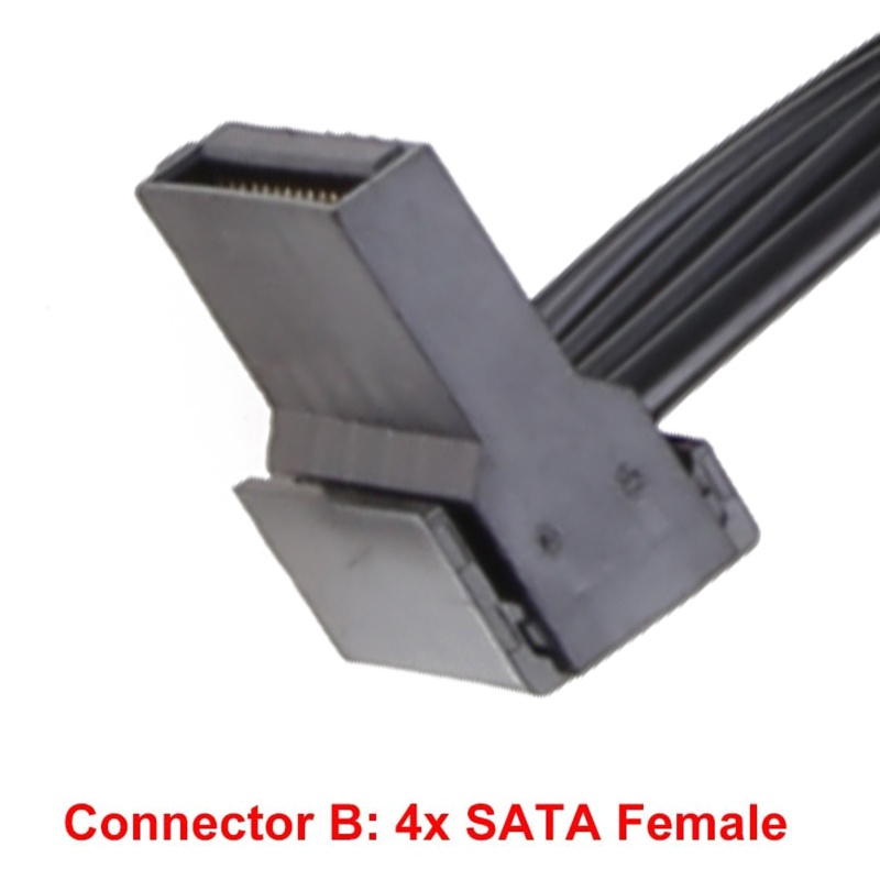 Btsg PCI-e 6pin Male to 4 1sampai4 Female Power Supply Splitter Kabel Suplay