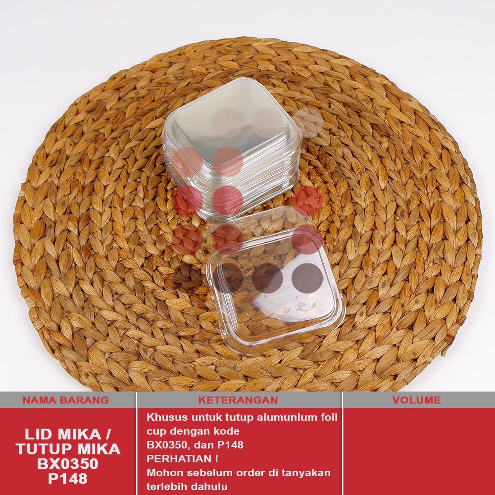 LID MIKA / TUTUP MIKA BX0350 / P148 ( TUTUPNYA SAJA )