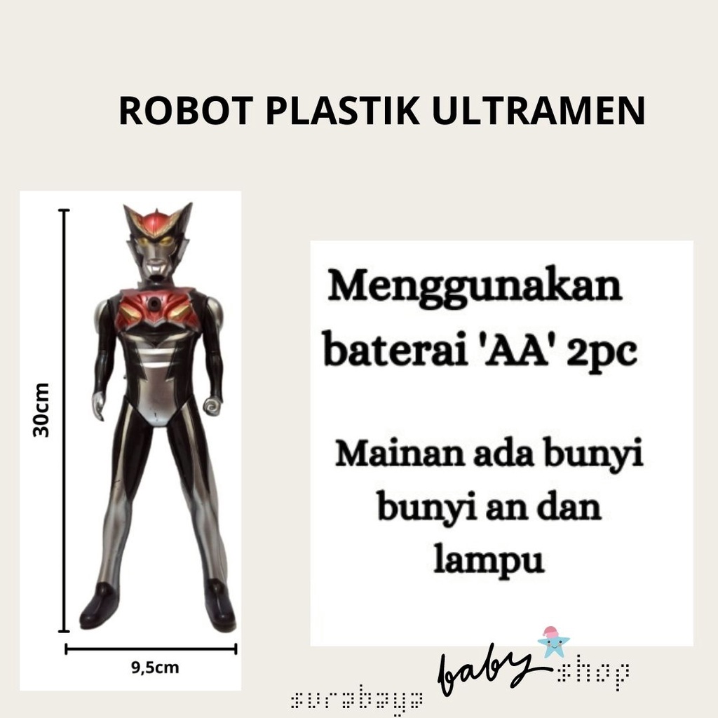 Mainan Anak / Robot Plastik Ultramen 610018