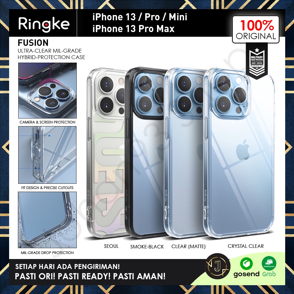 RINGKE Fusion Case iPhone 13 / Pro / Max / Mini Hybrid Case