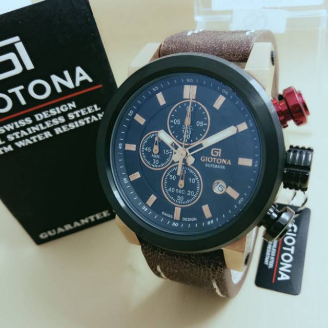 JAM TANGAN PRIA ORIGINAL GIOTONA 7335 CHRONO DAN TANGGAL AKTIF