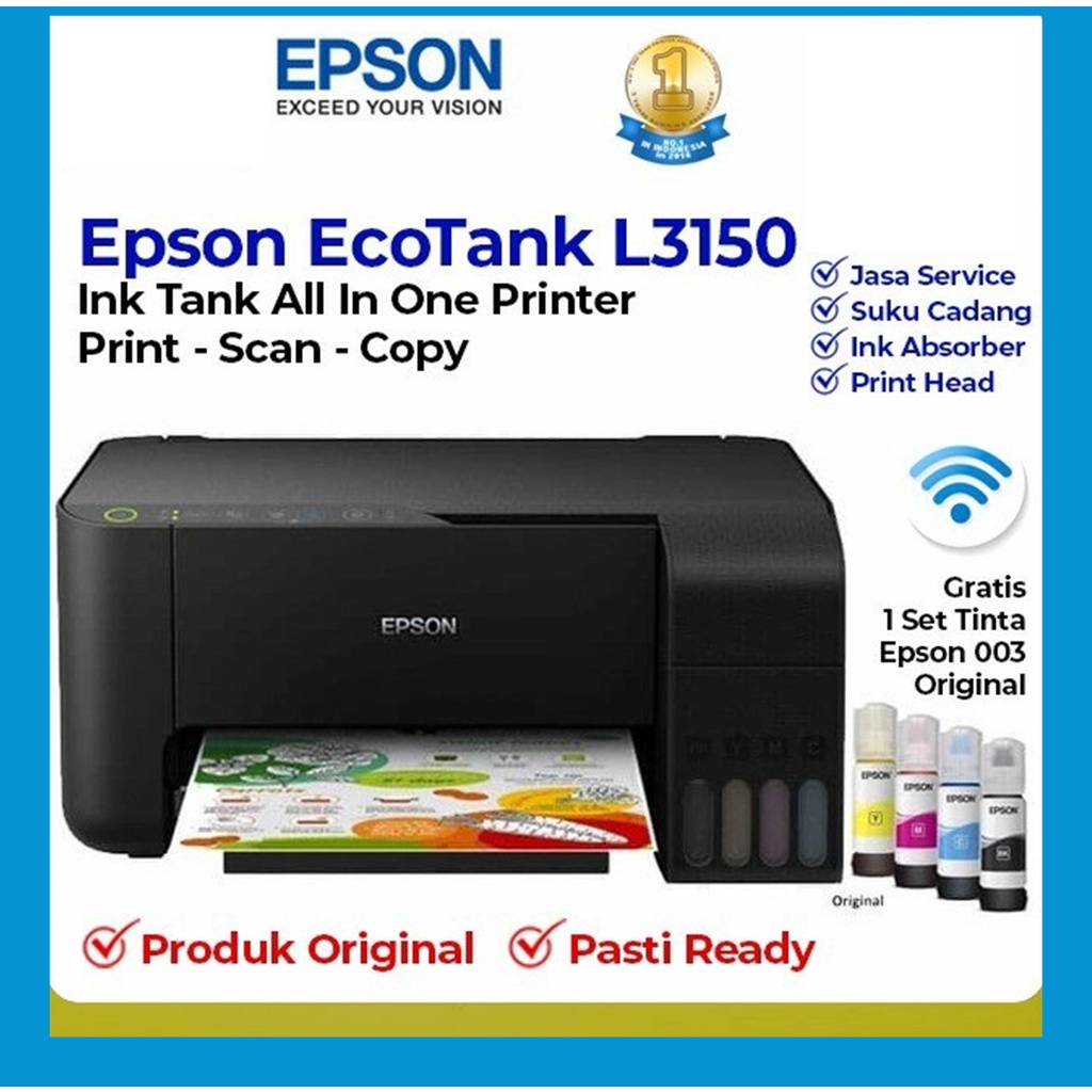 Epson L3150 WiFi All in One Printer