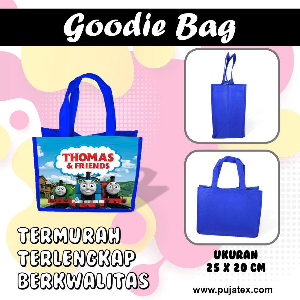 

Tas Ultah Goodie Bag Thomas & FriendSouvenir Ulang Tahun Aqiqah Kartun Anak Lucu