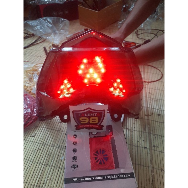 lampu rem running vario LED OLD 13 mode