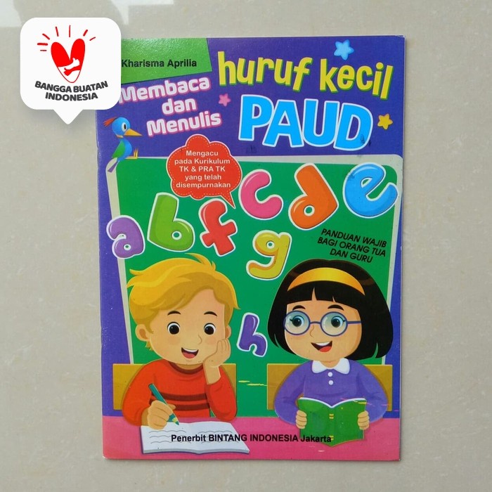 

Buku Anak besar TK PAUD - Membaca dan Menulis Huruf Kecil