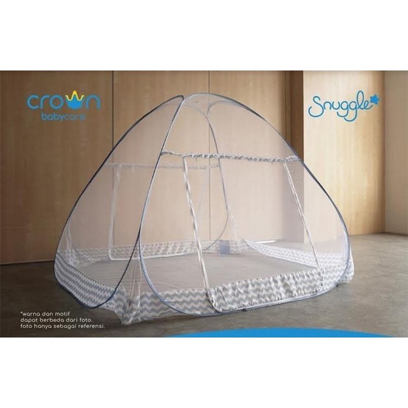 Crown Snuggle Super Mosquito Net Kelambu Lipat Anti Nyamuk