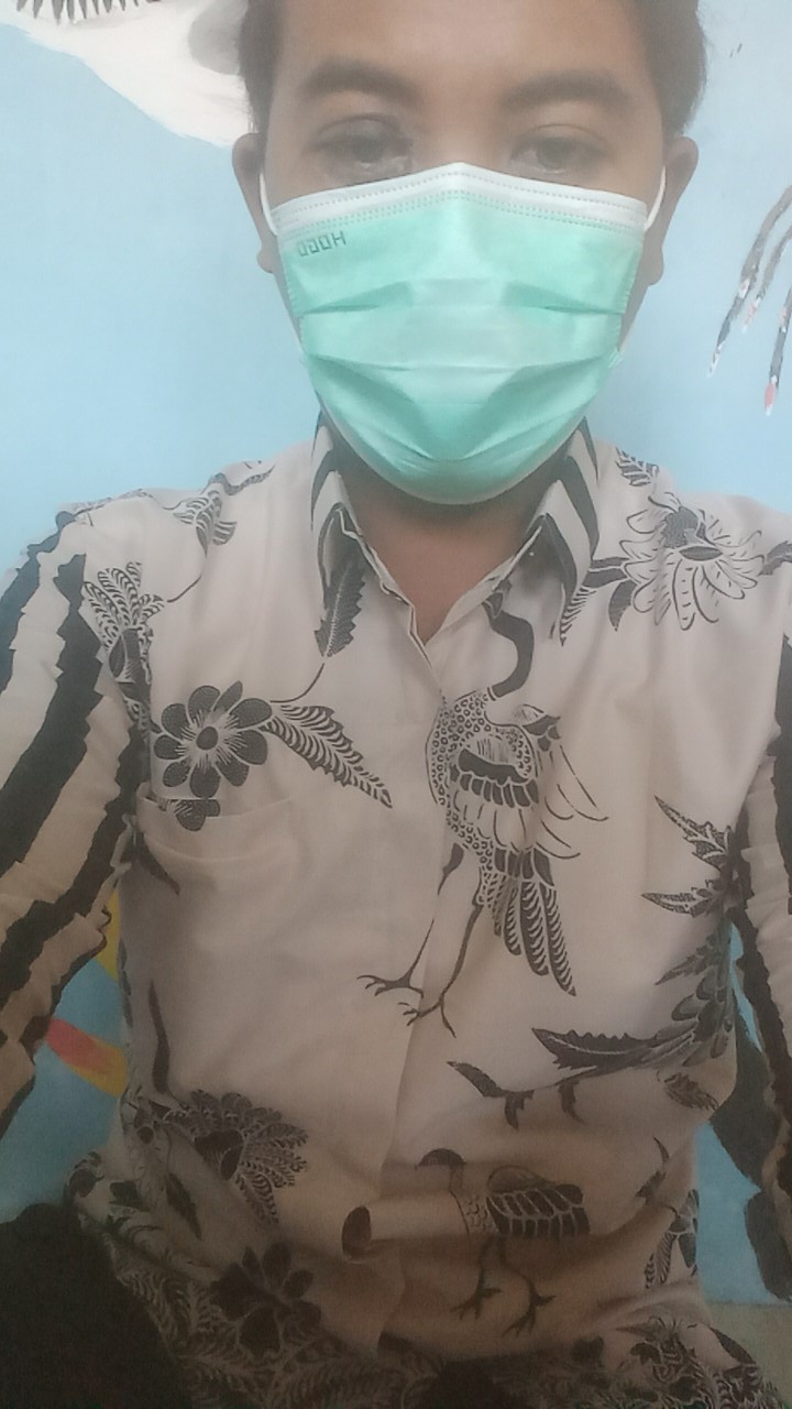 Rupacandra Kemeja Batik Pria Lengan Panjang Slimfit Katun Printing Hem Baju Atasan Kantor Modern