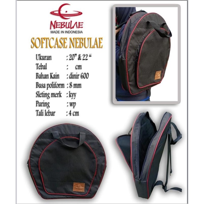 Nebulae Soft case Cymbal Premium 22"/Tas Cymbal/Cymbal Nebulae