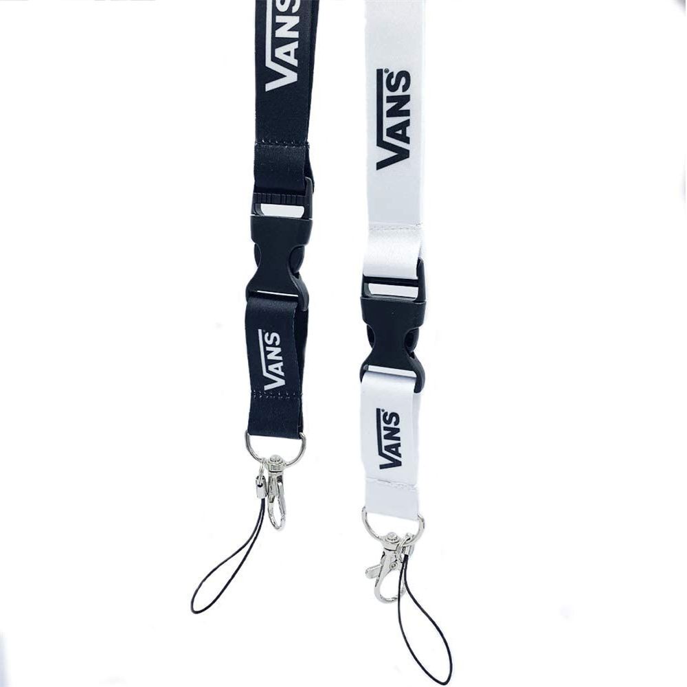 LANFY Durable Vans Pattern Phone Accessories Neck Straps Fashon Brand Lanyard Anti-lost 2 in 1 for keys Whistle Phone Lanyard Strap Phone Badge Camera Mobile Phone Hang Rope