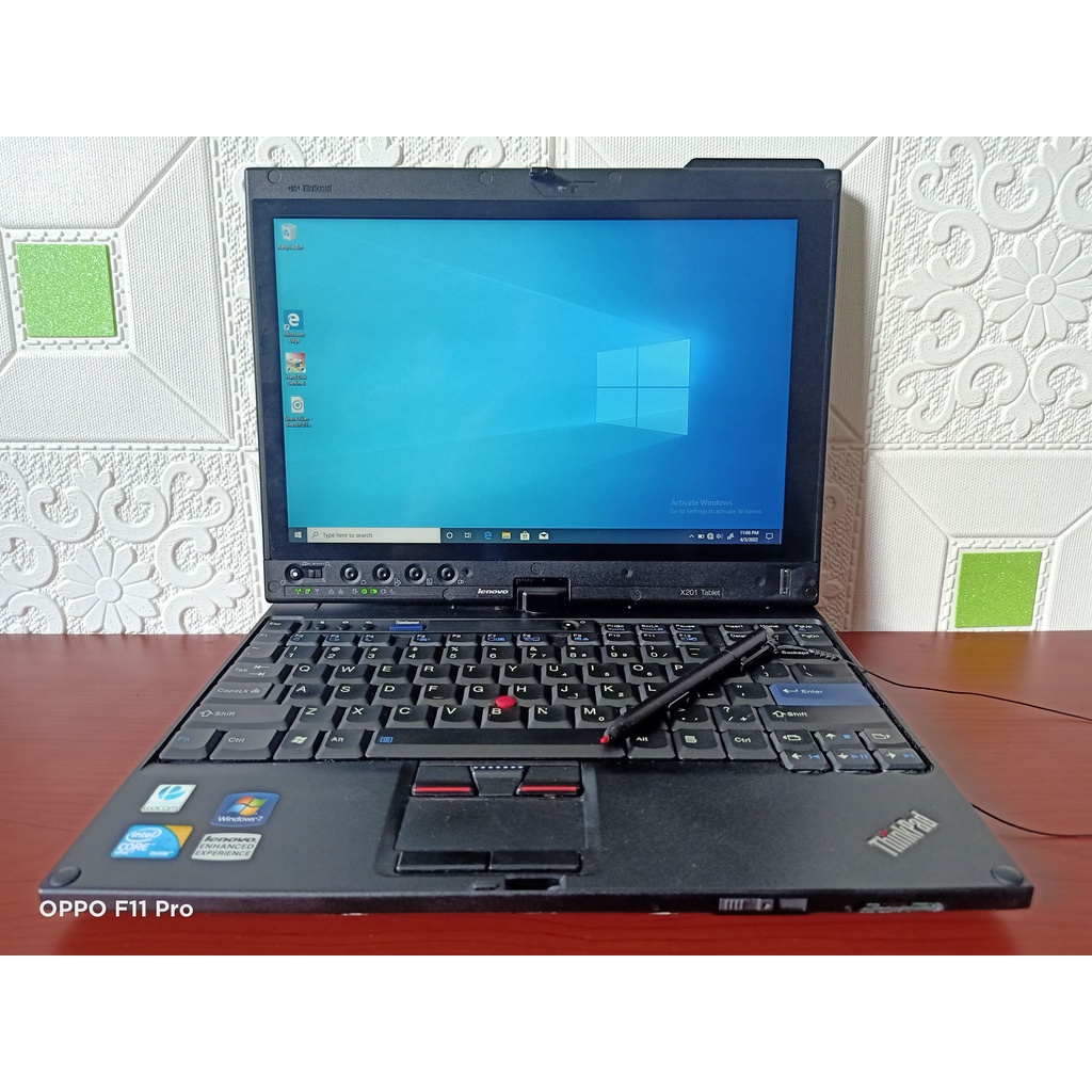 LENOVO THINKPAD X201 TABLET CORE I7 RAM 4GB HDD 320GB SIAP PAKAI