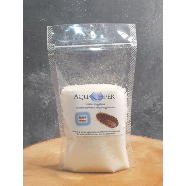 Jual Aquakeeper Water Crystals 125 gram Media Minum Dubia Roaches dan bisa juga untuk serangga