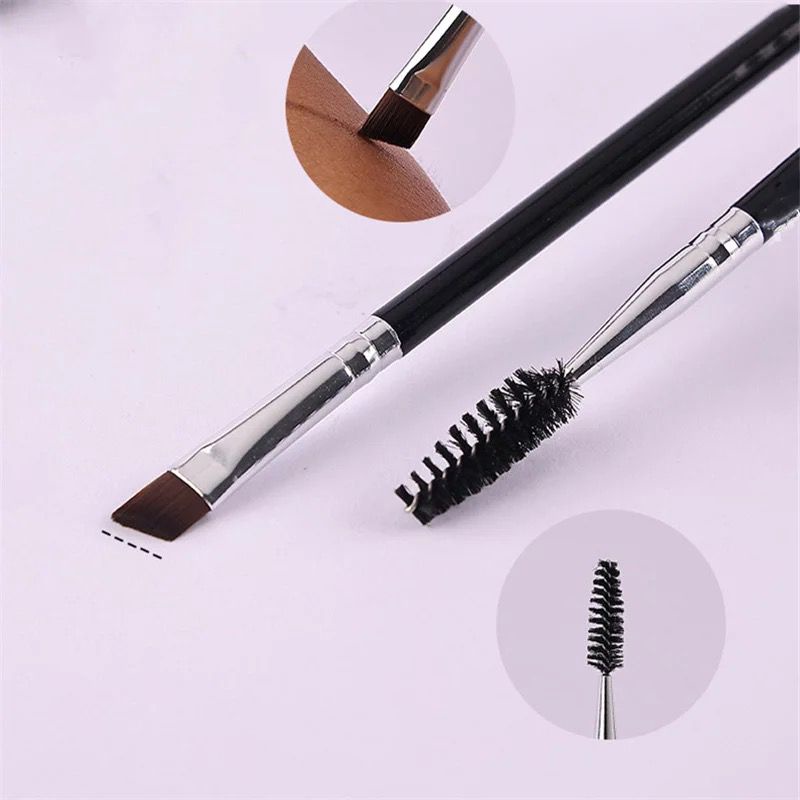 Kuas Alis 2 IN 1/ Double Eyebrow Brush Dengan Sikat Alis F061