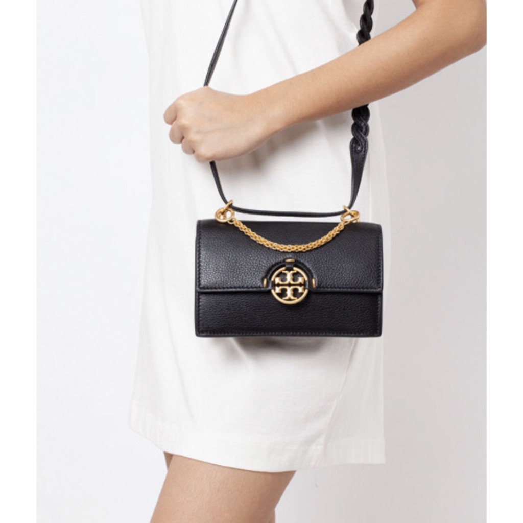 Tory Burch Miller Mini Bag In Black - ORIGINAL 100%