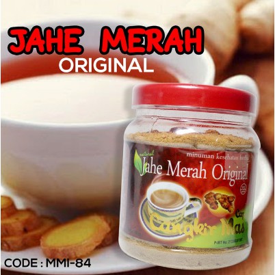 

Jahe Merah Cangkir Mas Original Plus Gula Minuman Kesehatan Herbal