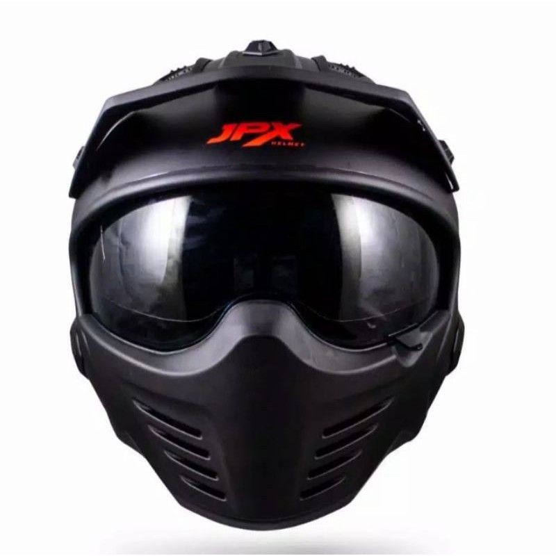 HELM JPX 726R FULL FACE CAKIL DOUBEL VISIOR TERBARU  ORIGINAL SNI