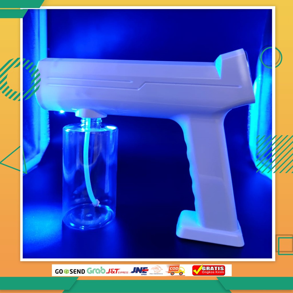 Nano Spray Gun Disinfectant | Nano Gun Atomizer Sprayer  Wireless Portable With Touchscreen dengan B