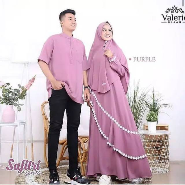 PROMO BAJU COUPLE MUSLIM SYARI / SAFITRI COUPLE / BAJU PASANGAN MURAH MERIAH