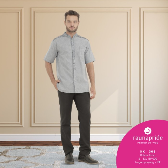 Set-Family-Muslim-Busana- Sarimbit Rauna Rk Kk Ra Ka 306 / Baju Couple / Baju Muslim /Gamis Koko -