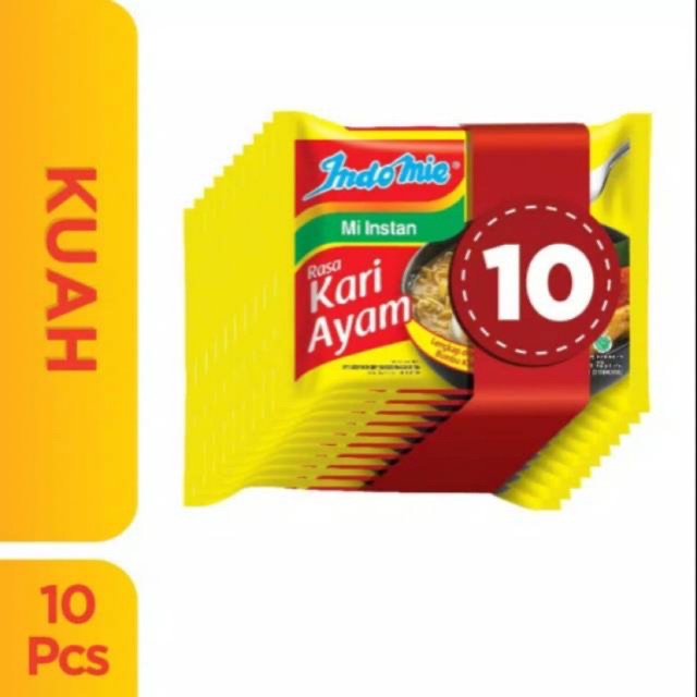 Indomie kari ayam 10pc 10 pcs