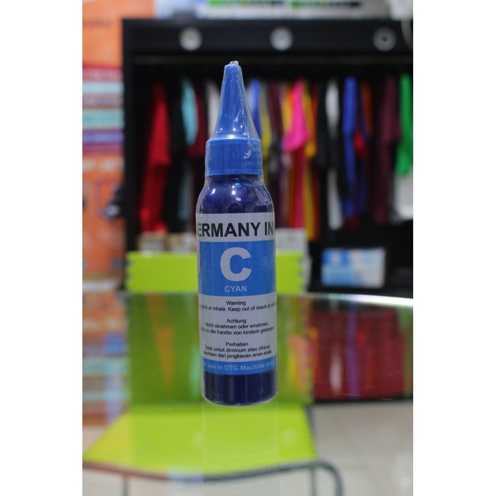 Jual Tinta Tekstile DTG Germany 100ML - Cyan  Shopee 