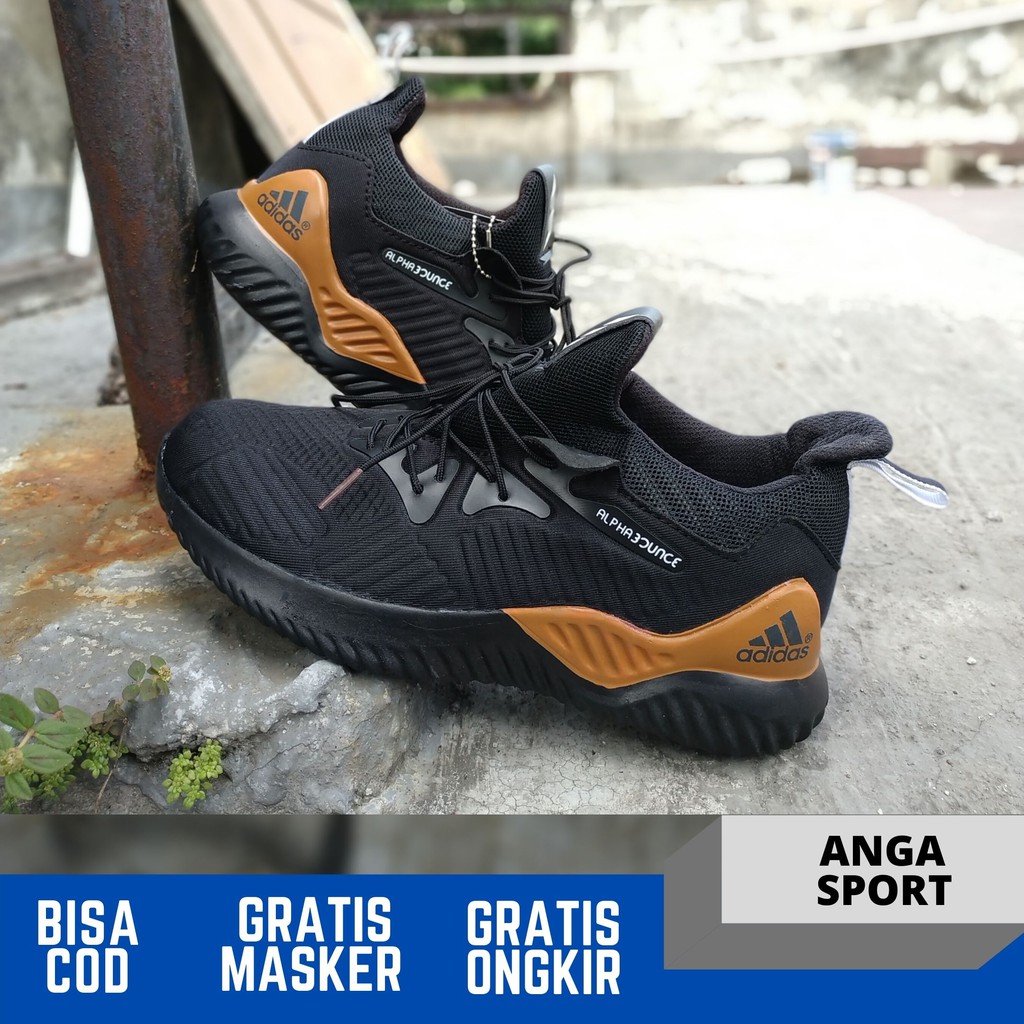 SEPATU COWOK ADIDAS ALPHABOUNCE BEYOND SNEAKERS SEPATU CASUAL PRIA MADE IN VIETNAM PREMIUM