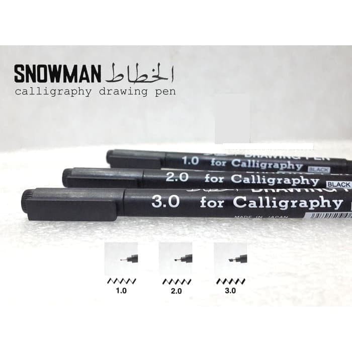 

Pulpen Kaligrafi / Calligraphy Pen Snowman