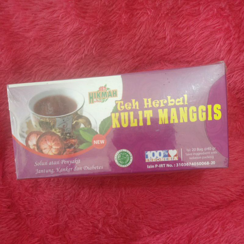 

teh herbal kulit manggis