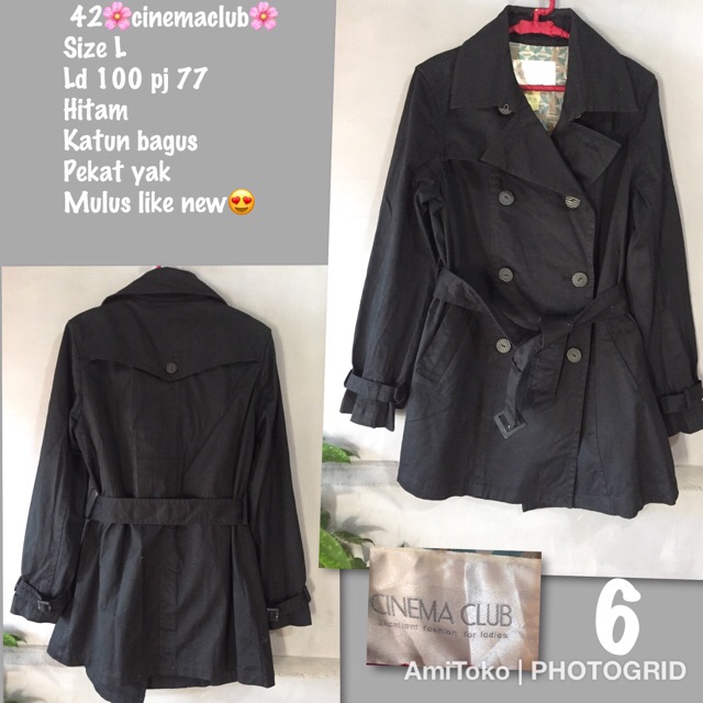 Coat cinema club orderan mb undasyafiq