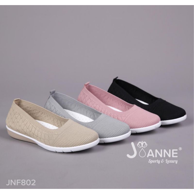 [JOANNE] Sepatu Flyknit Flat Shoes JNF802